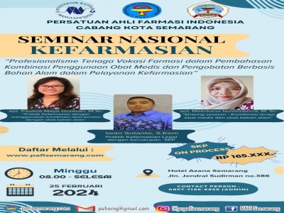 SEMINAR NASIONAL KEFARMASIAN 