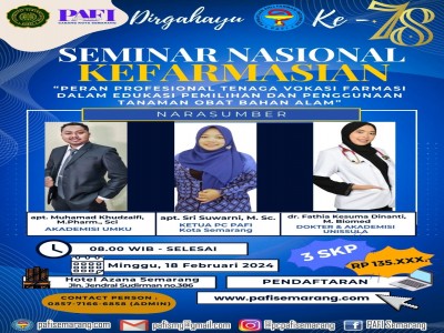 Peran Profesional Tenaga Vokasi Farmasi Dalam Edukasi Pemilihan dan Penggunaan Tanaman Obat Bahan Alam